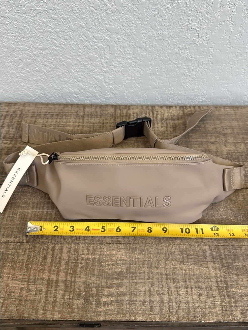 ESSENTIALS Men's Beige Taupe Belt Bag